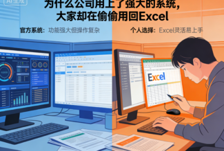 为什么公司用上了强大的系统，大家却在偷偷用回Excel？
